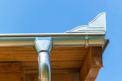 Metal Rain Gutter Installation